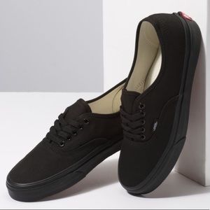Vans Authentic Sneakers Men’s 10 Black